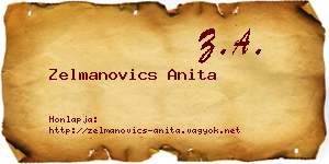 Zelmanovics Anita névjegykártya